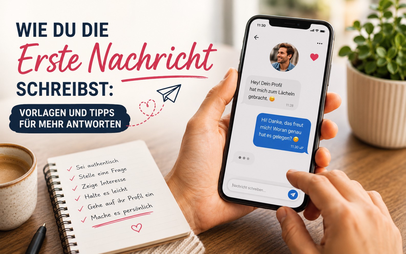 Die erste Nachricht schreiben: Vorlagen und Tipps für mehr Antworten