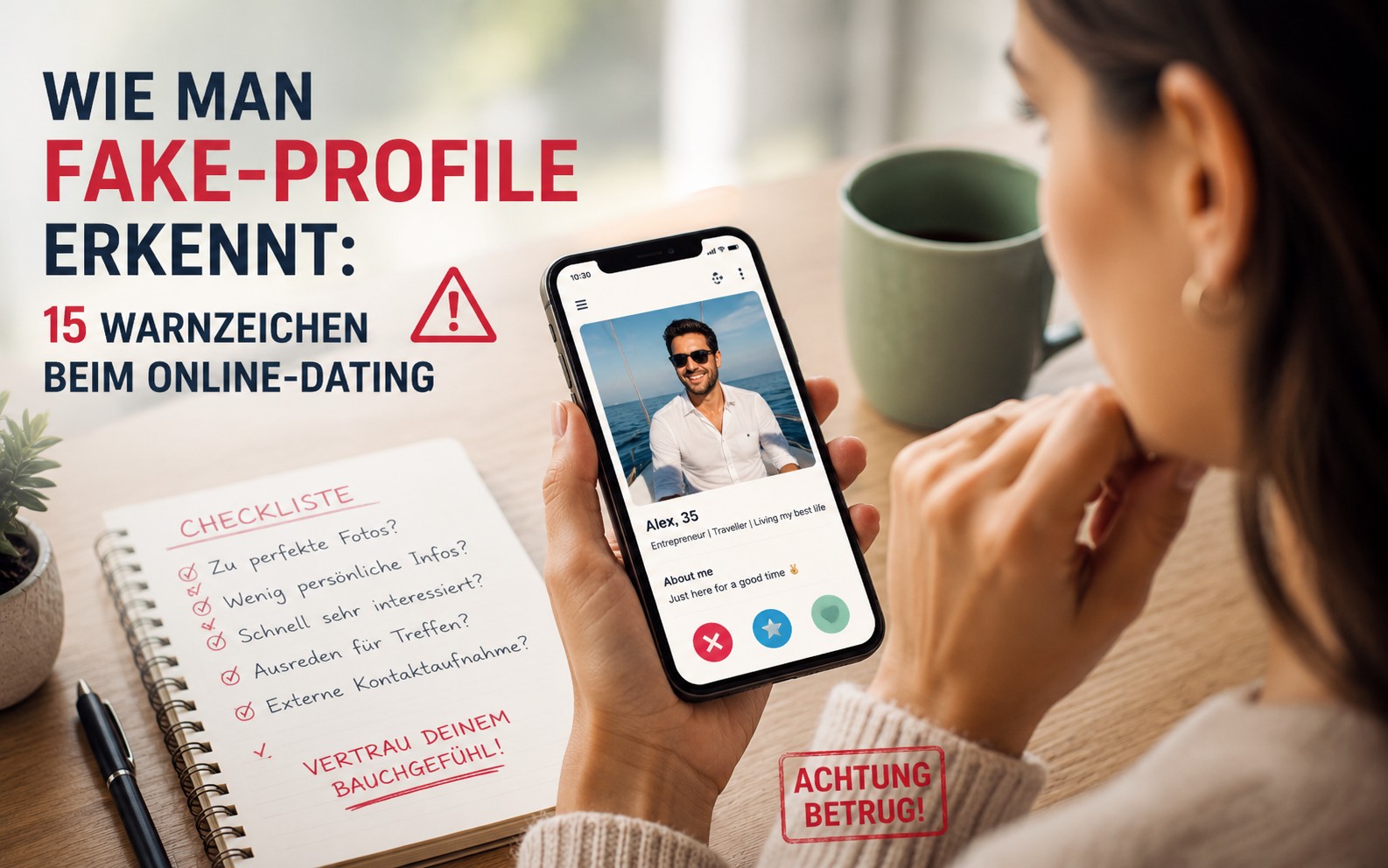 Fake-Profile erkennen: 15 Warnsignale beim Online-Dating